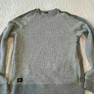 LRG Mens Reflective Gray Pullover Size Small
